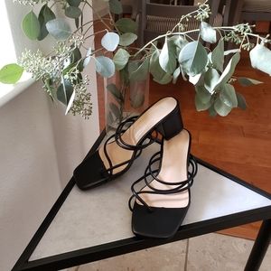NWT Shein black sandals